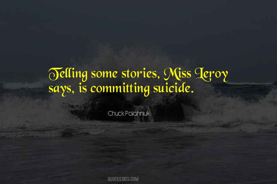 Committing Suicide Quotes #169272