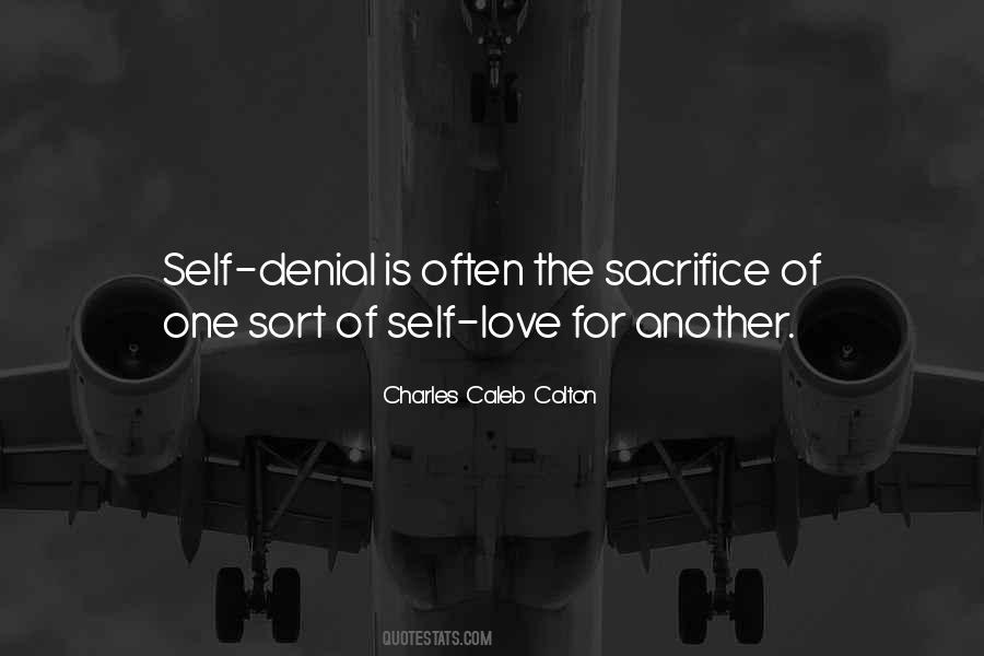 Denial Love Quotes #1813088