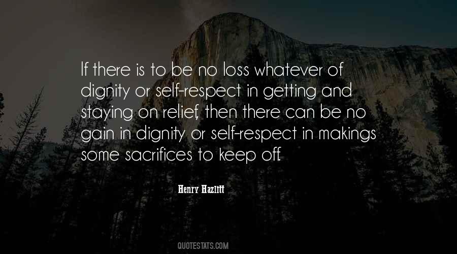 Quotes About Sacrifice And Loss #878663