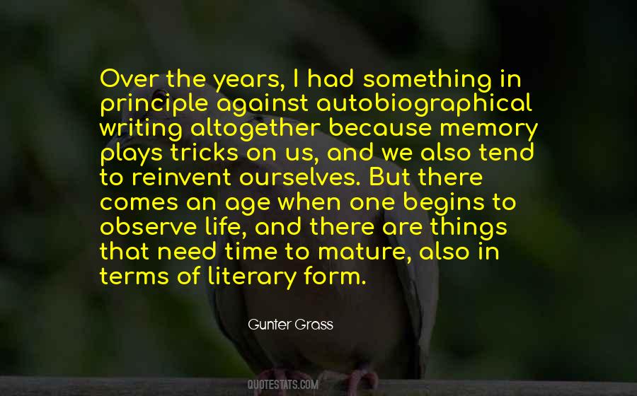 Quotes About Time And Memory #503979
