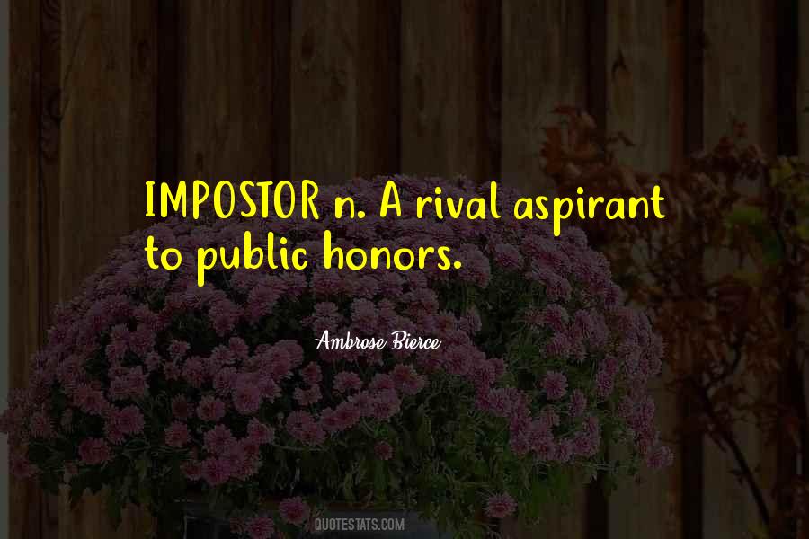 Quotes About Impostor #1475564