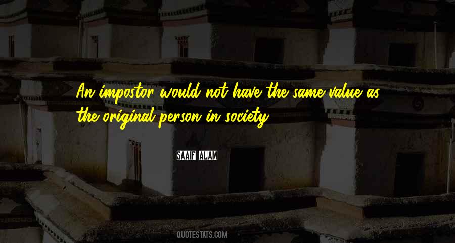 Quotes About Impostor #65698