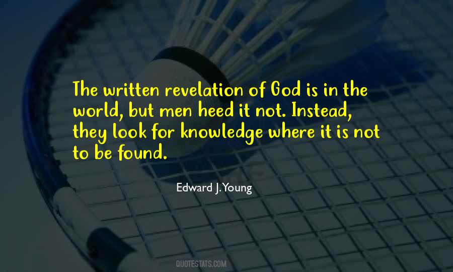 Revelation Of God Quotes #1768814