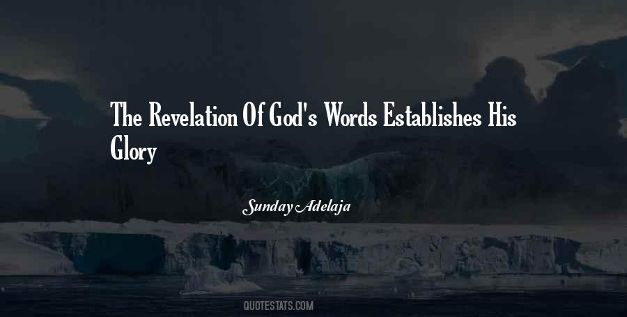 Revelation Of God Quotes #359125