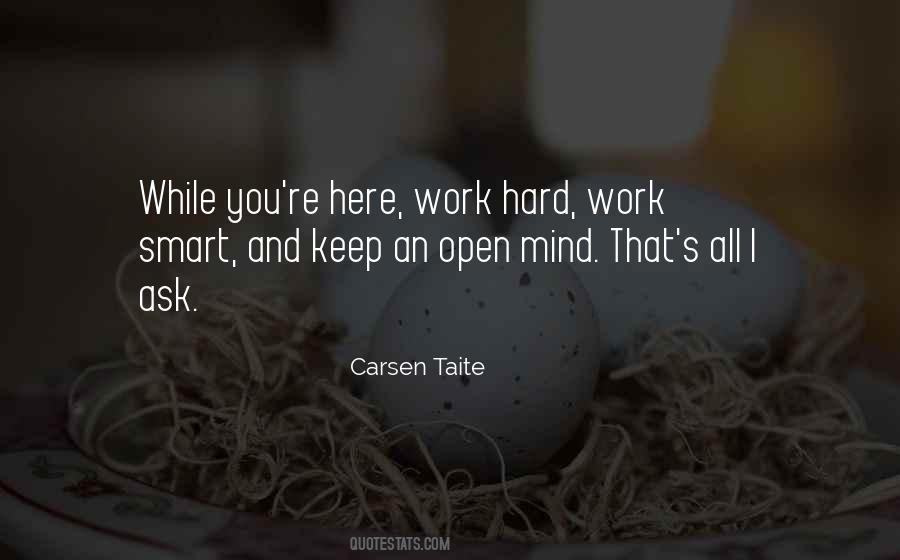 Work Hard And Smart Quotes #1835397