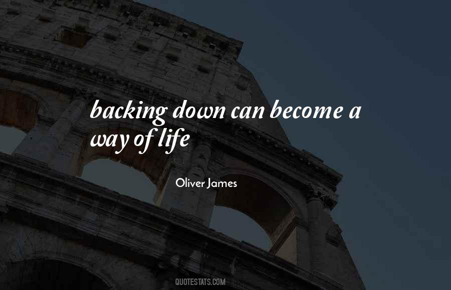 Quotes About Backing Out #613817