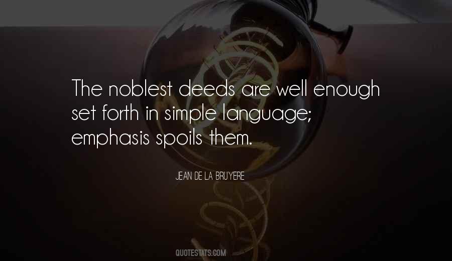 Quotes About Simple Language #1634877