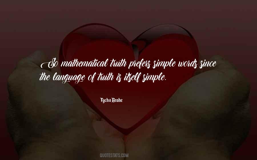 Quotes About Simple Language #714217