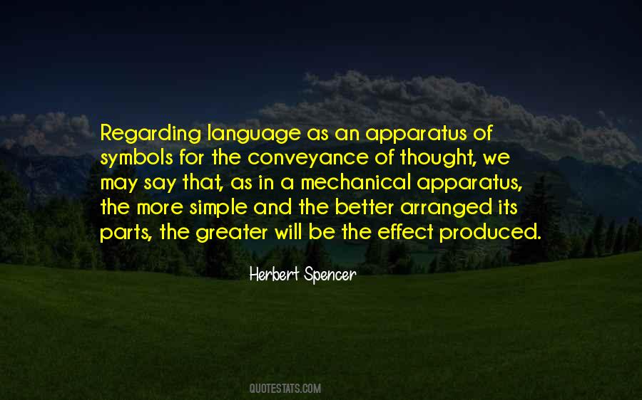 Quotes About Simple Language #89536