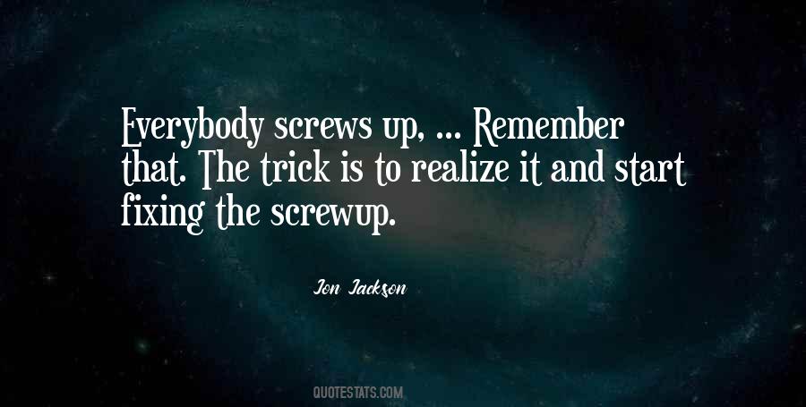 Quotes About Screws #1260767