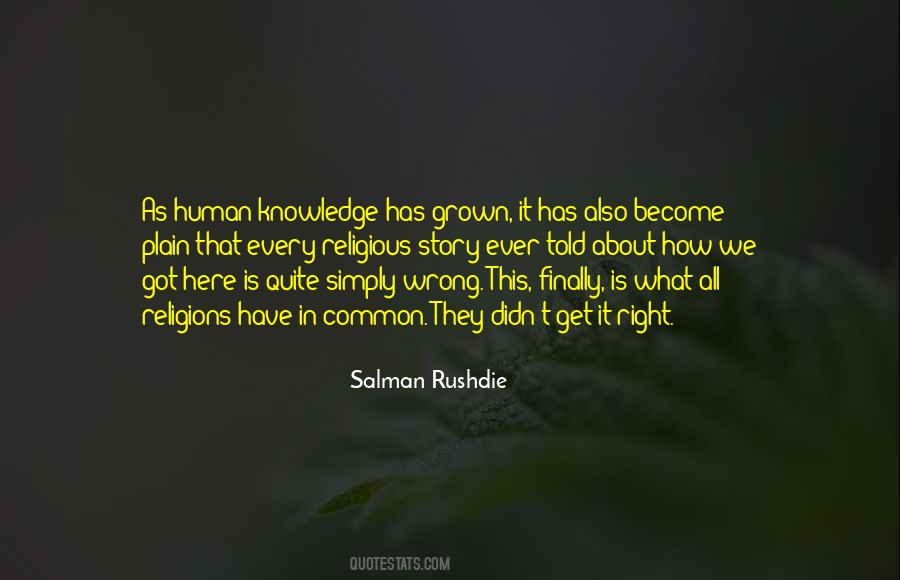 Human Knowledge Quotes #188964