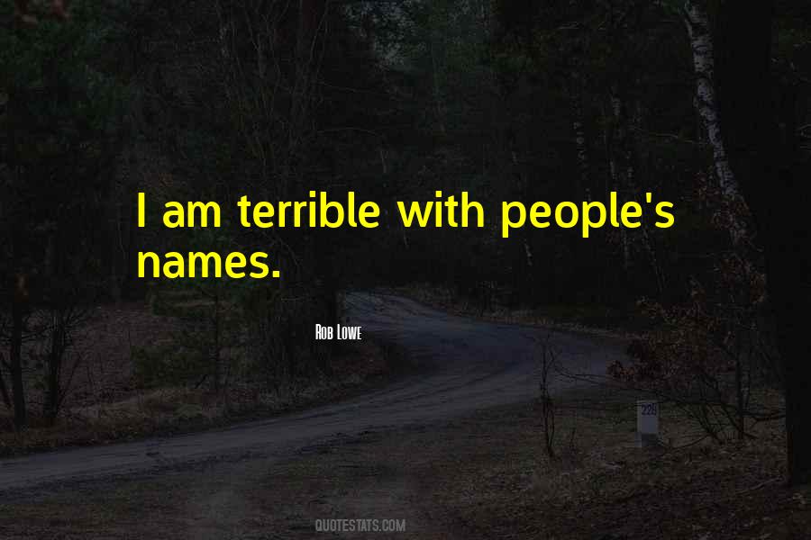 Quotes About People's Names #807474