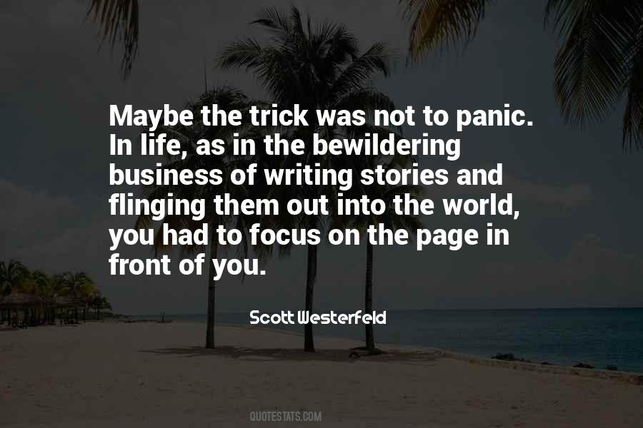 Quotes About Panic #1356893