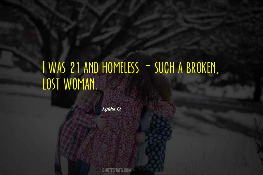 Quotes About Broken Woman #200539