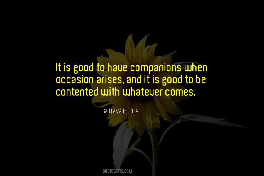 Quotes About Good Companion #412440