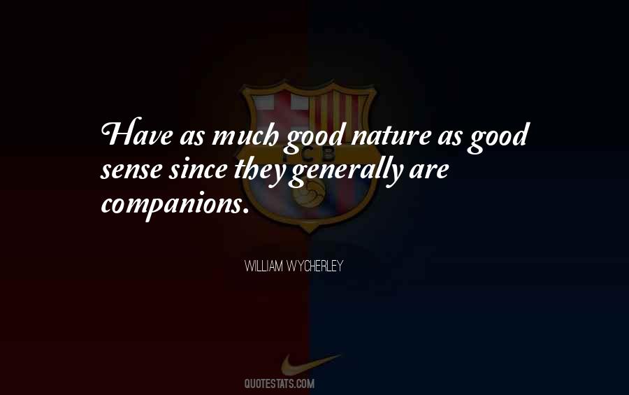 Quotes About Good Companion #717279