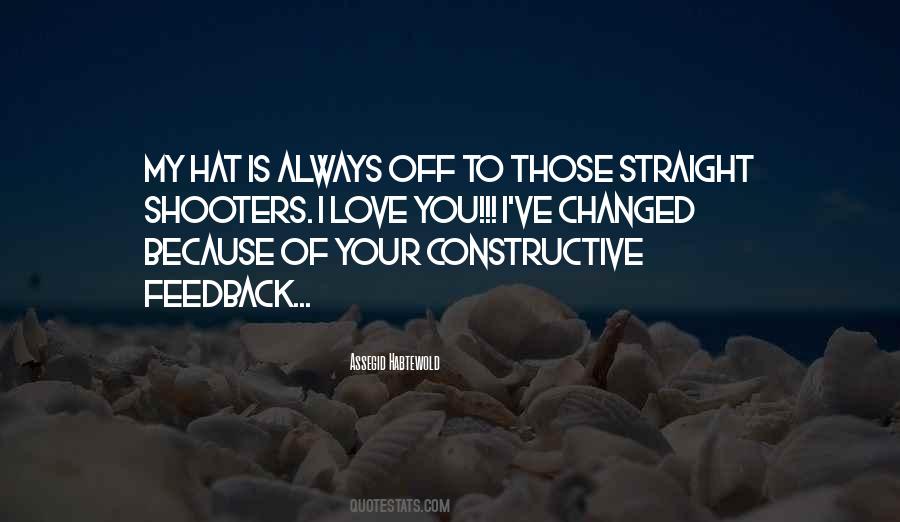 Quotes About Constructive Feedback #1261695