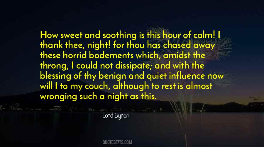 Quotes About Calm Night #308223