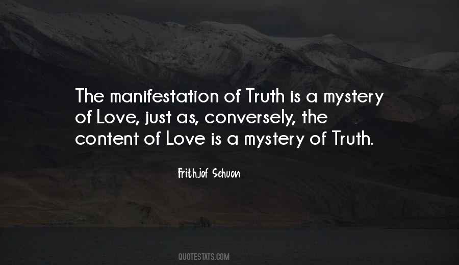 Quotes About The Mystery Of Love #848235