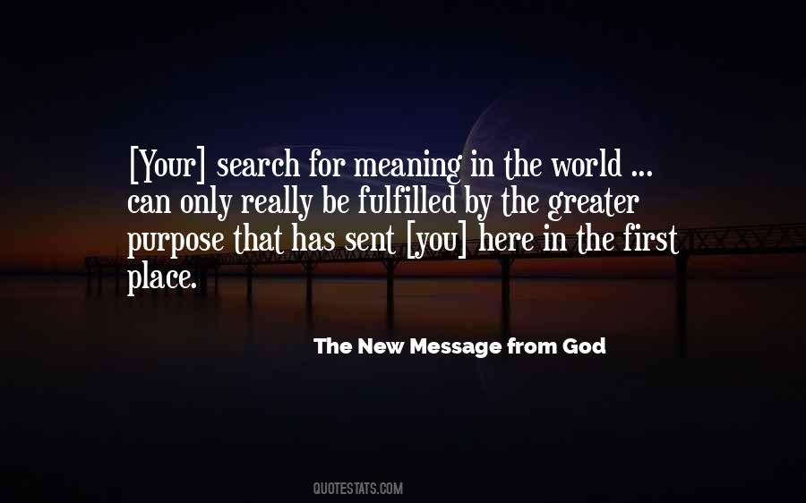 Search For Meaning Quotes #1307188