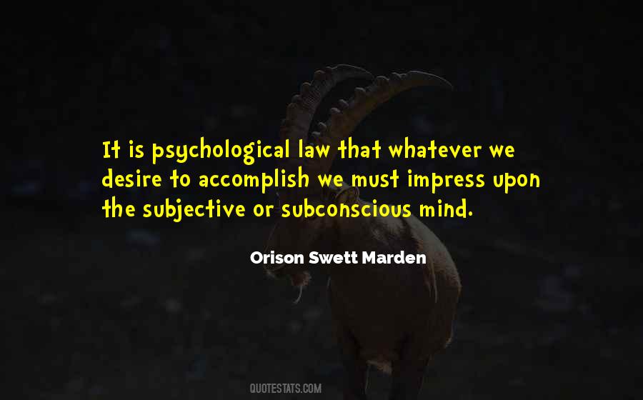 Quotes About Subconscious Mind #1206930