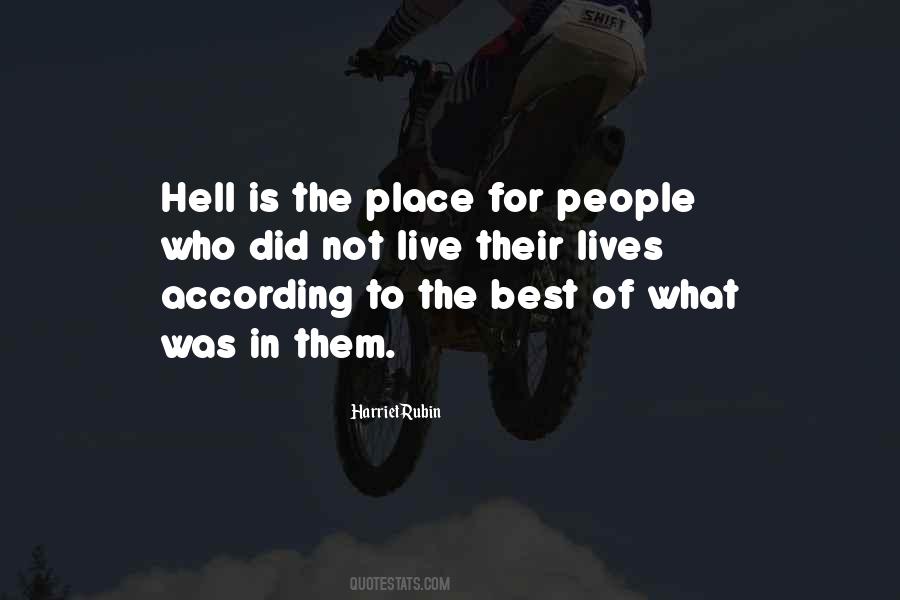 Quotes About What Hell Is #26759