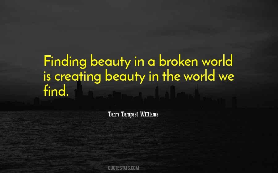 Quotes About Broken Beauty #816345