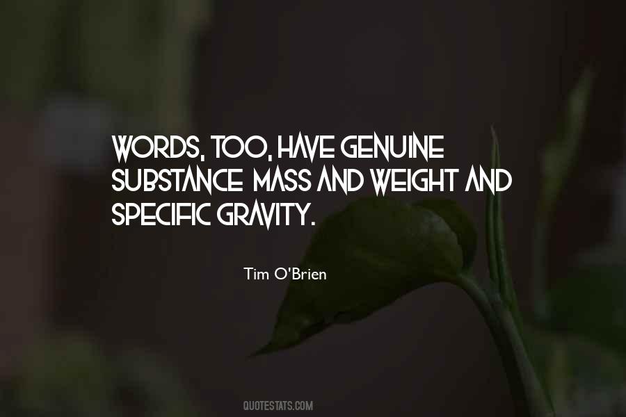 Specific Gravity Quotes #1193030