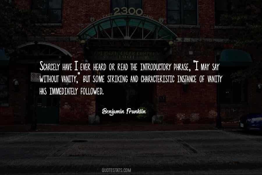Vanity I Quotes #164521