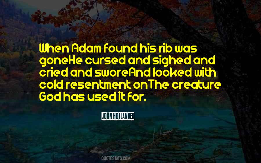 Adam S Rib Quotes #955239