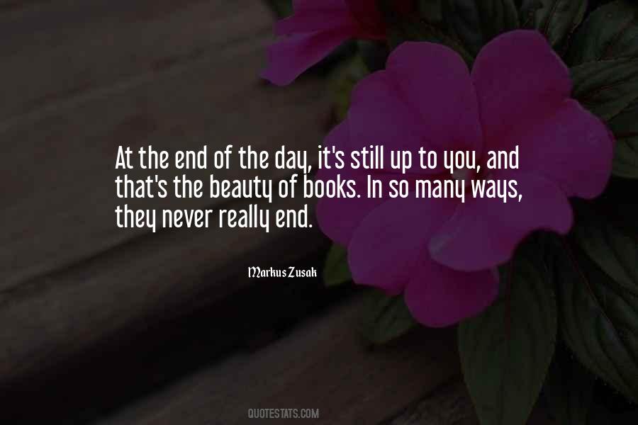 Quotes About Ending The Day #1808514