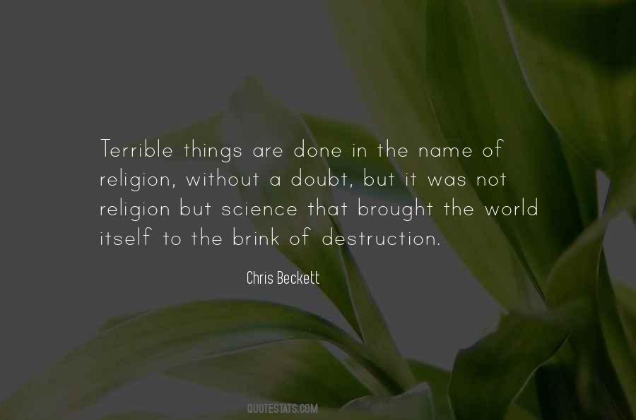 Quotes About Science Vs Religion #1113991