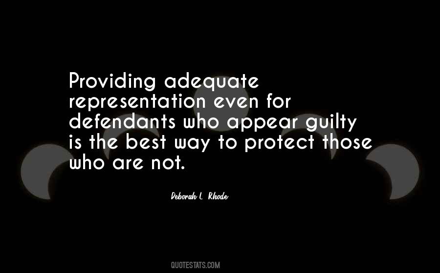 Quotes About Legal Representation #1044949