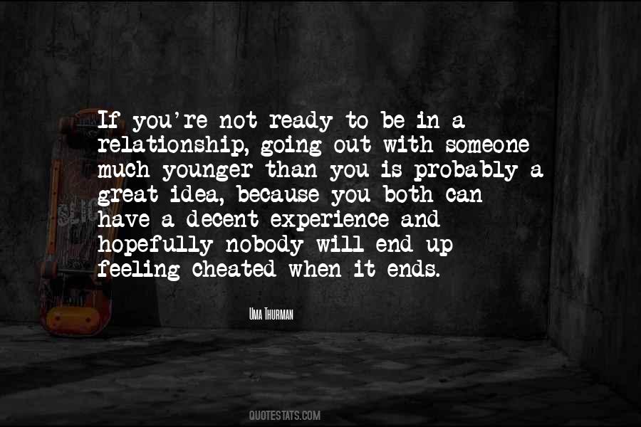 Quotes About Not Ready To Be In A Relationship #1462173