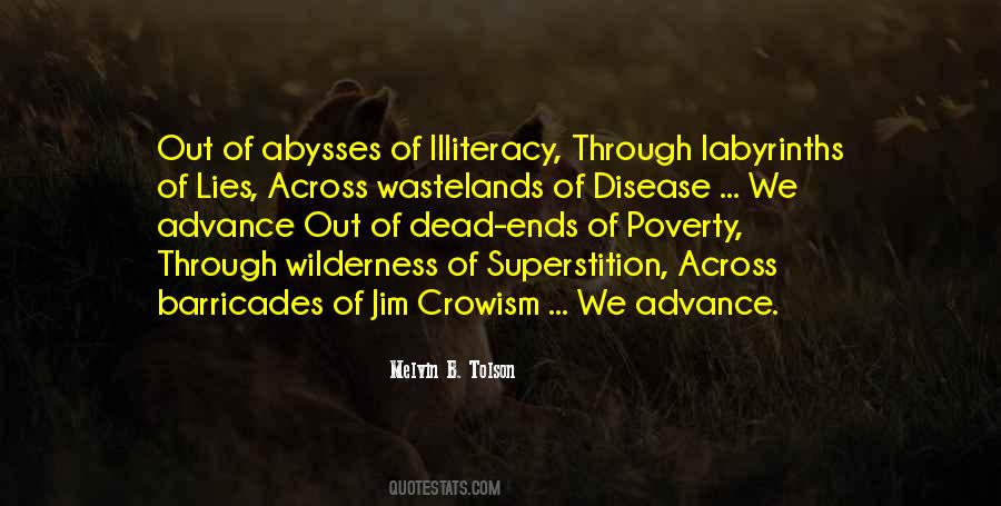 Quotes About Wastelands #991814