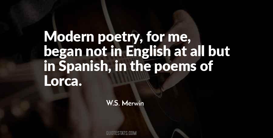 Spanish Poetry Quotes #318345