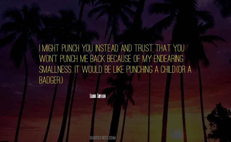 Quotes About Punching #370411