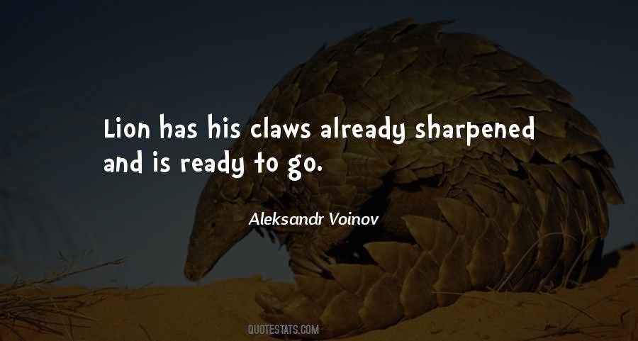 Quotes About Claws #607447 Quotes About Claws #607447