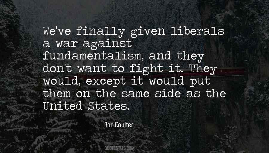 Quotes About Fundamentalism #1057333