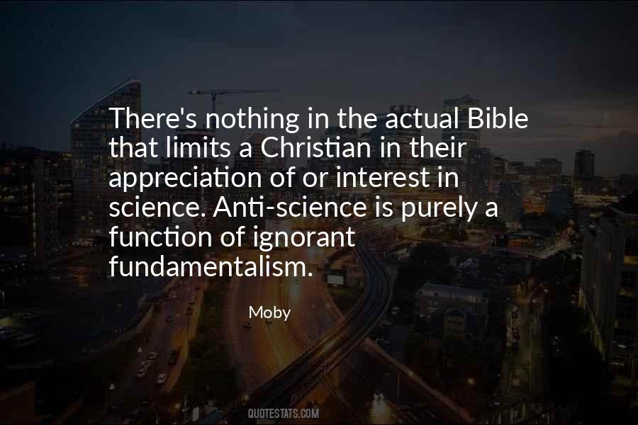 Quotes About Fundamentalism #176091