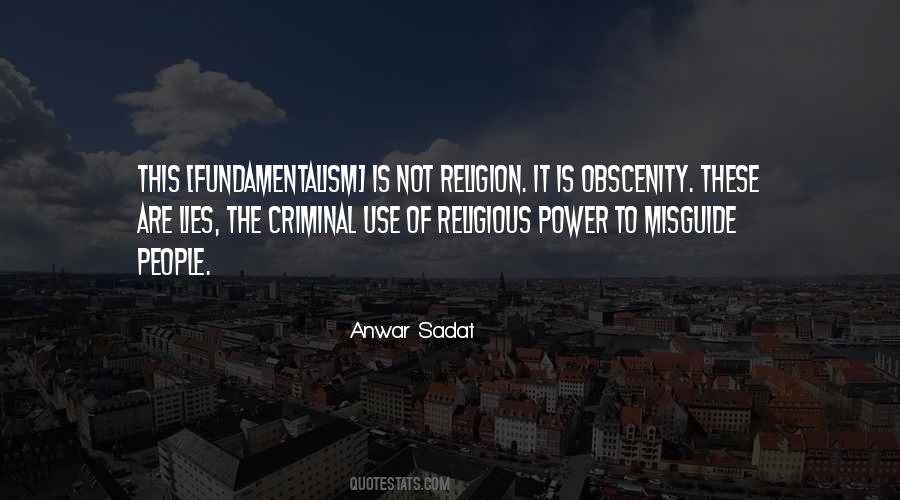 Quotes About Fundamentalism #306317