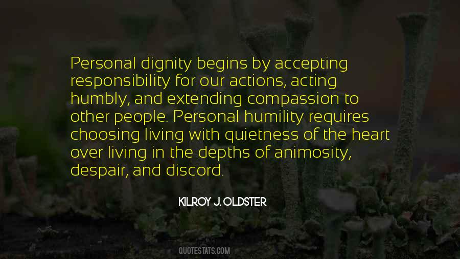 Quotes About Accepting Responsibility For Your Actions #342648