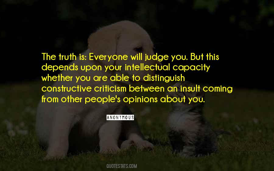 Quotes About People's Opinions #140297