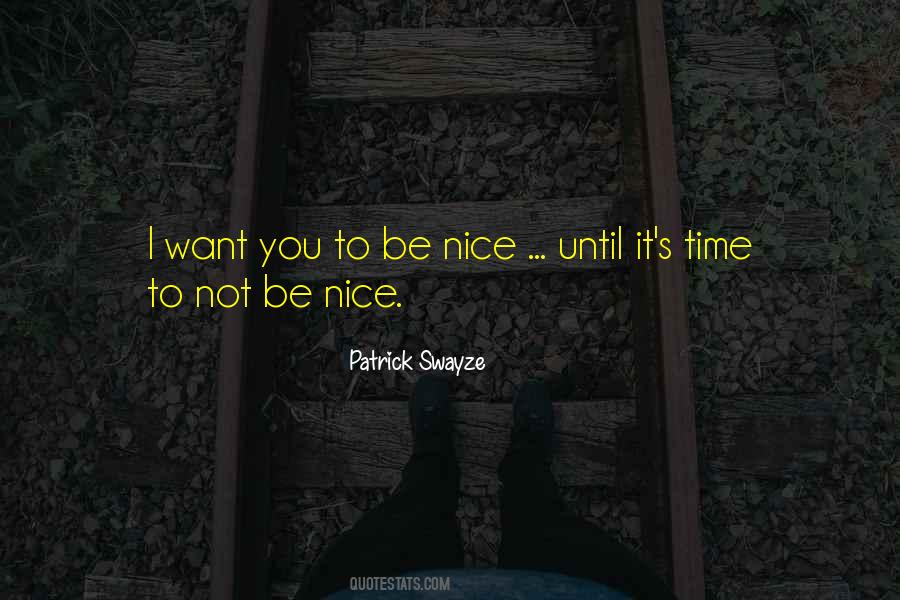 Quotes About Not Being Nice #527937