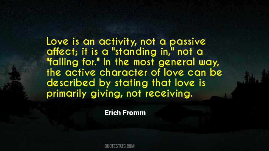 Quotes About Giving Love And Not Receiving #185650