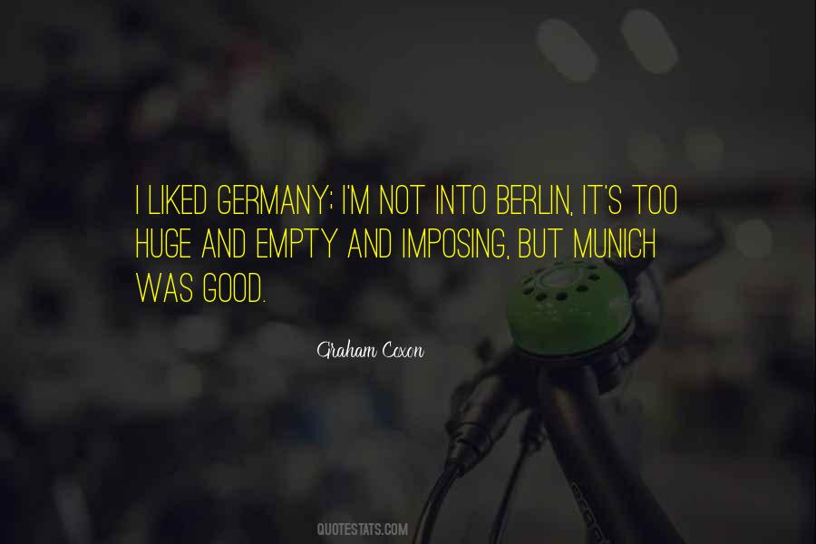 Quotes About Munich #374153