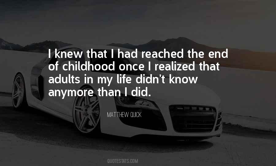 Quotes About Something Coming To An End #78447
