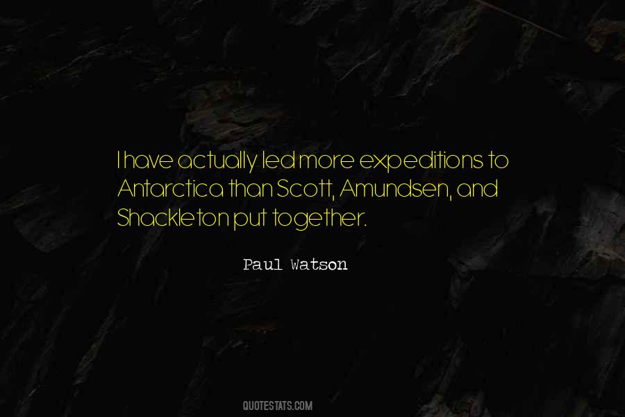 Quotes About Expeditions #1816435