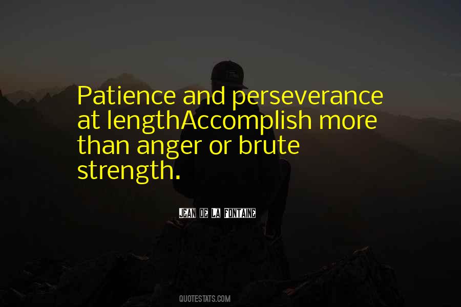 Quotes About Patience And Anger #117664