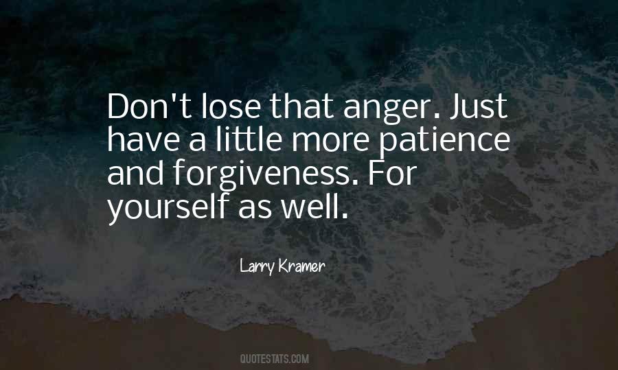 Quotes About Patience And Anger #965617